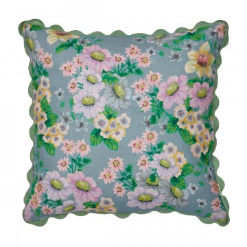 Bonnie and Neil | Cushion 50cm | Buttercup Blue